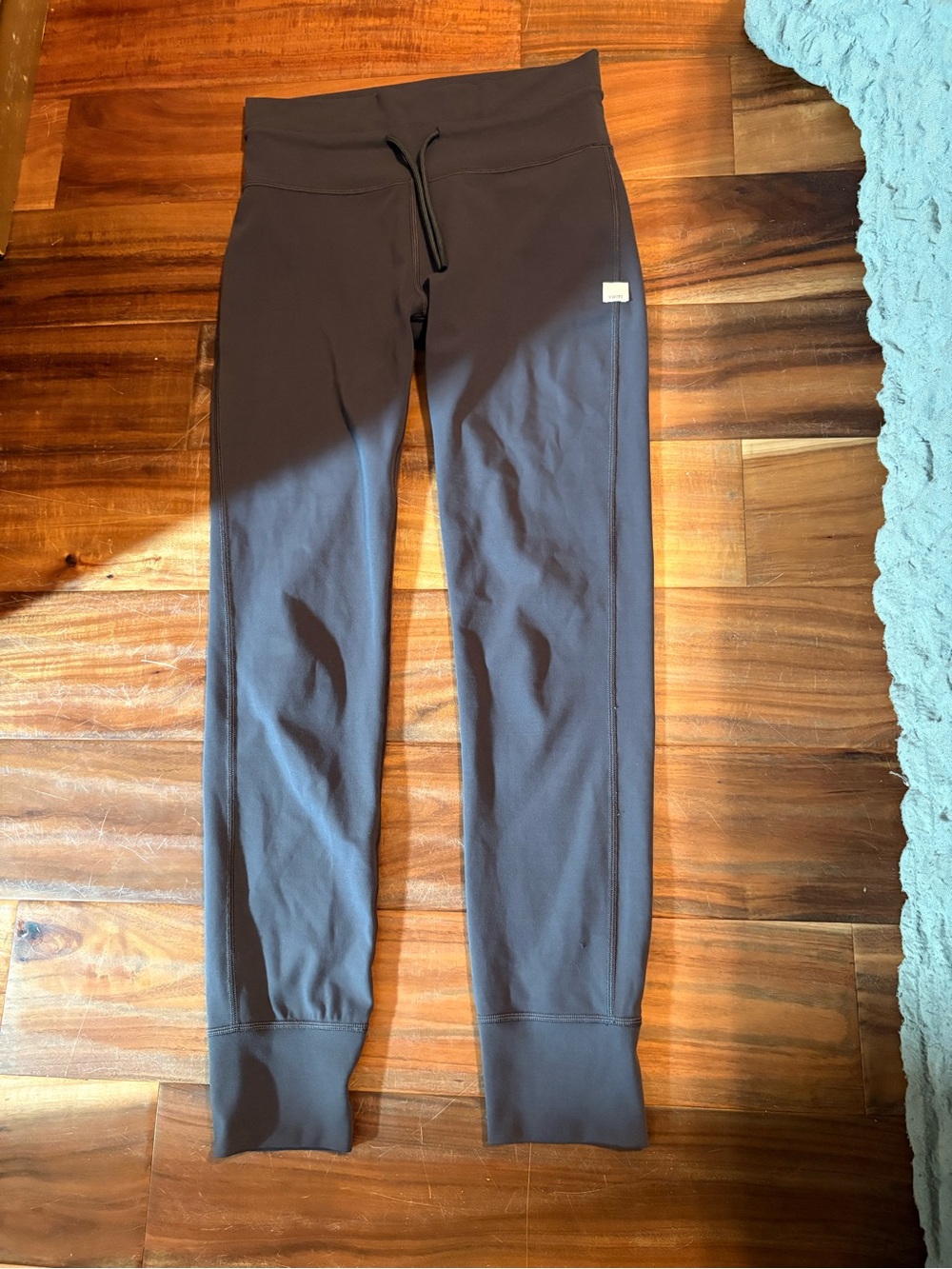 Vuori Daily Leggings Drawstring High Rise Black Size Unmarked (1488)